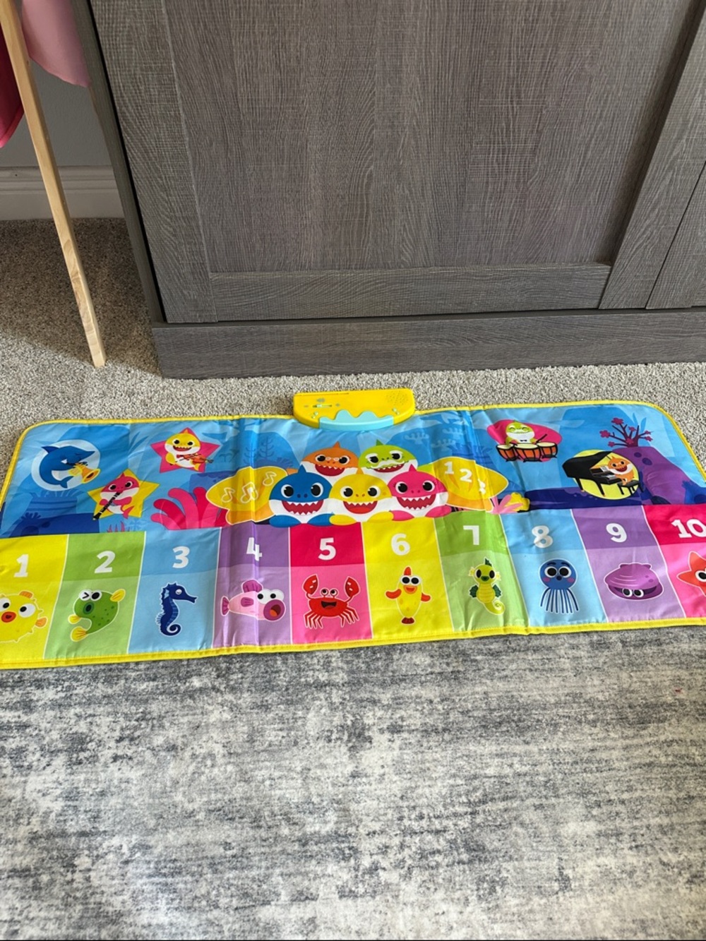 Baby Shark Interactive Piano Mat with Numbers & Music